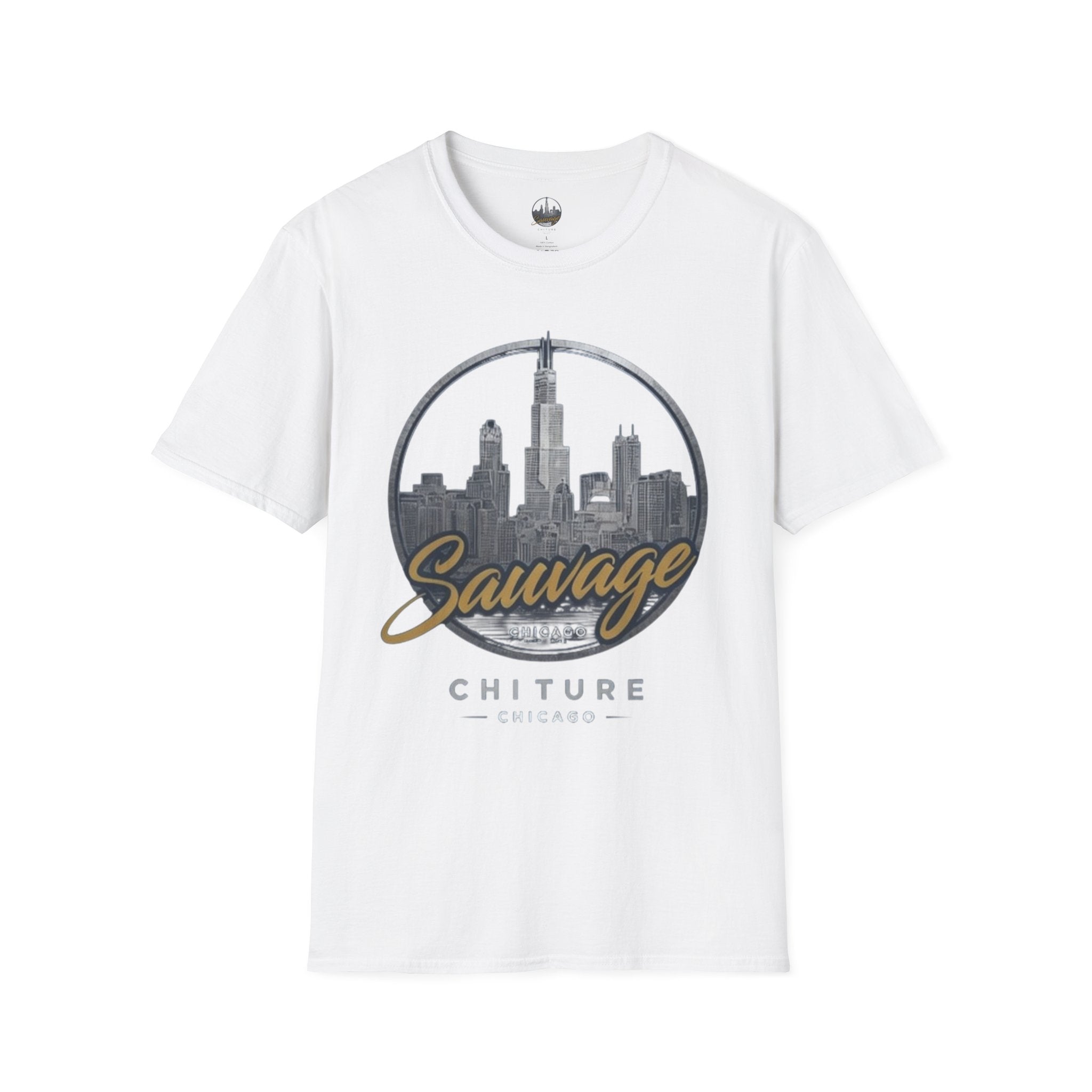 Chicago Skyline T-Shirt — 'Sauvage' Urban Cityscape Tee