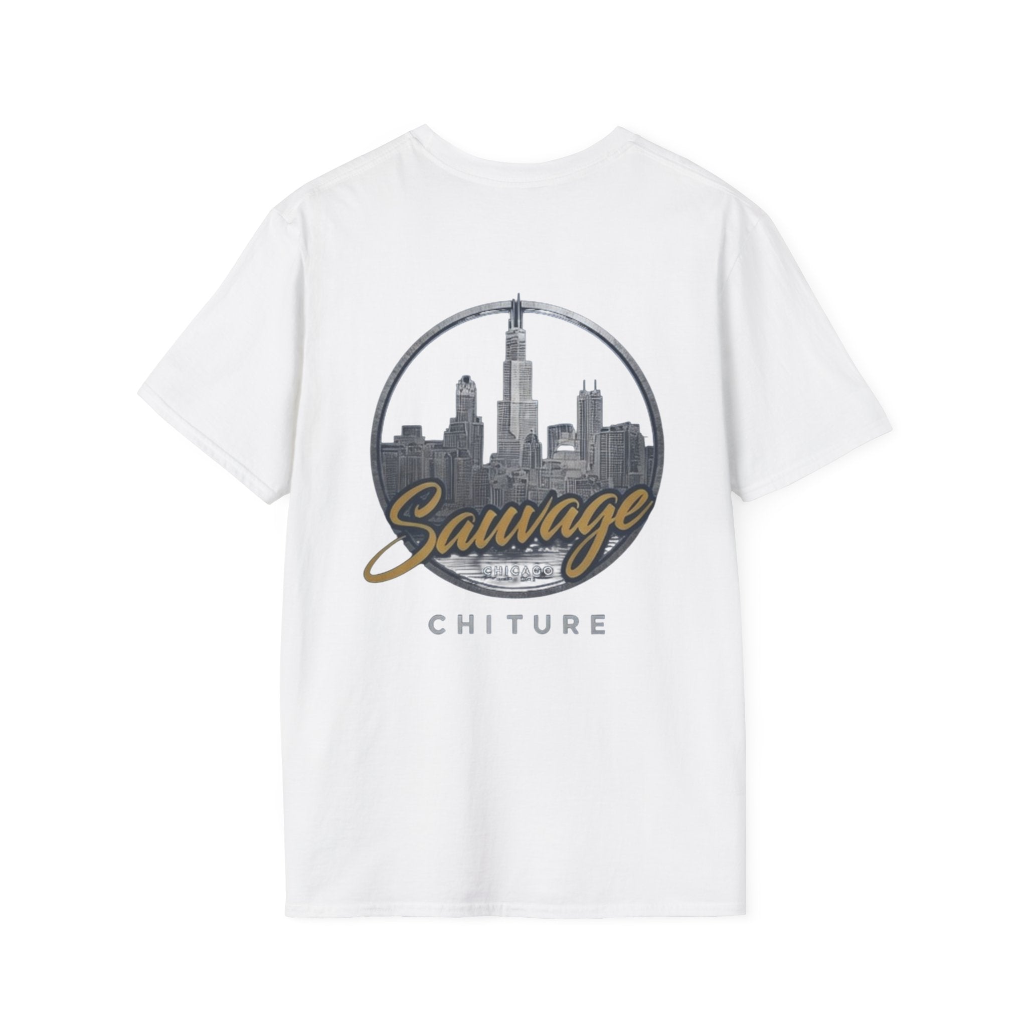 Chicago Skyline T-Shirt — 'Sauvage' Urban Cityscape Tee