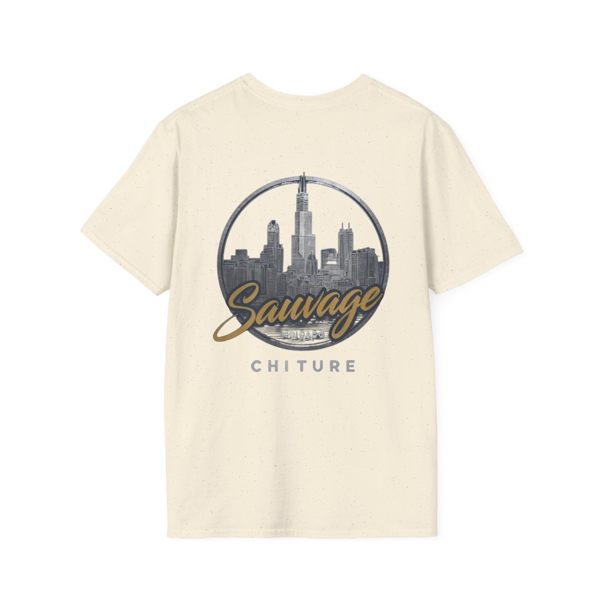 Chicago Skyline T-Shirt — 'Sauvage' Urban Cityscape Tee