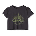 Chicago Skyline Crop Top — "Sauvage Culture" Festival Tee
