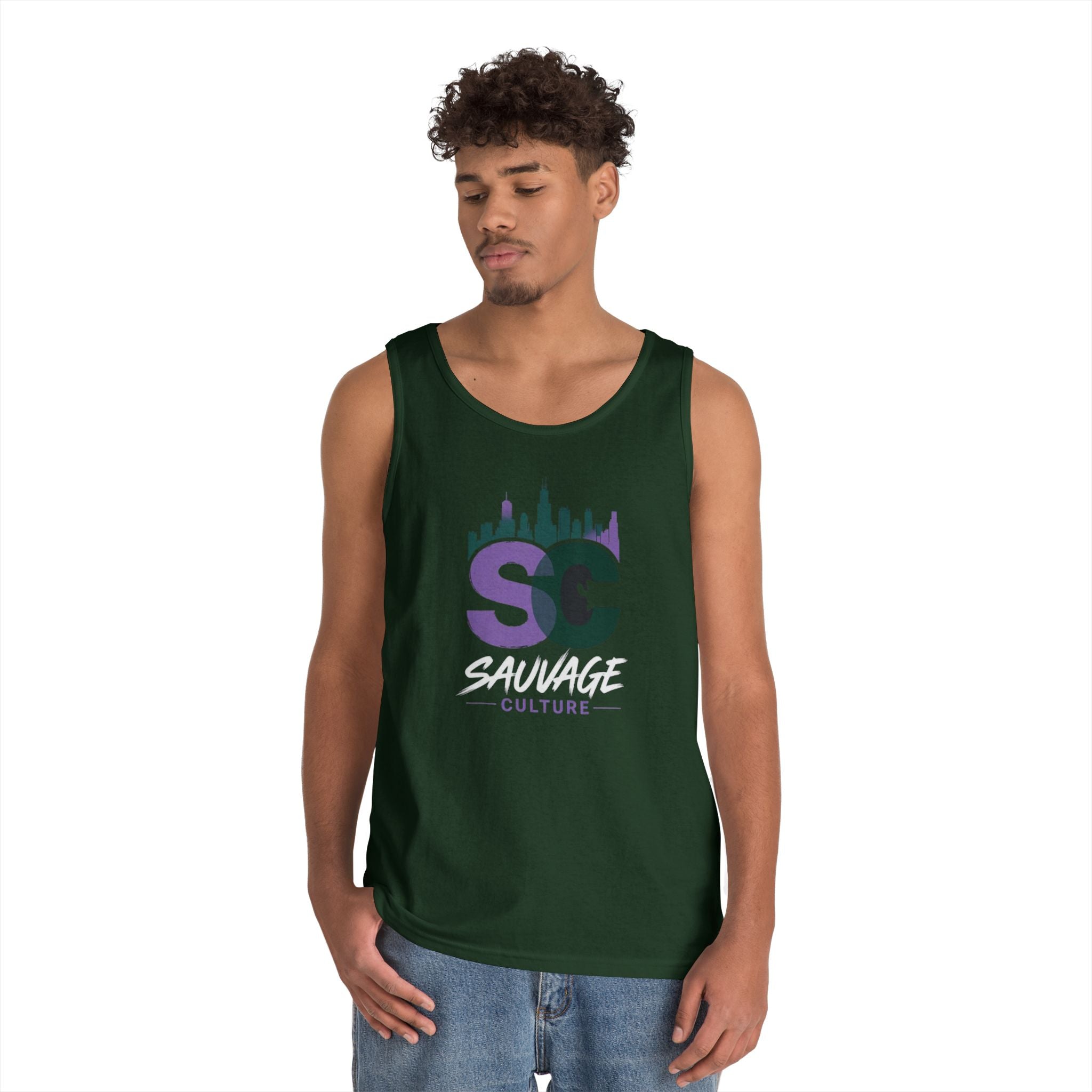 Sauvage Culture 'SC' Graphic Tank Top — Urban Skyline Streetwear