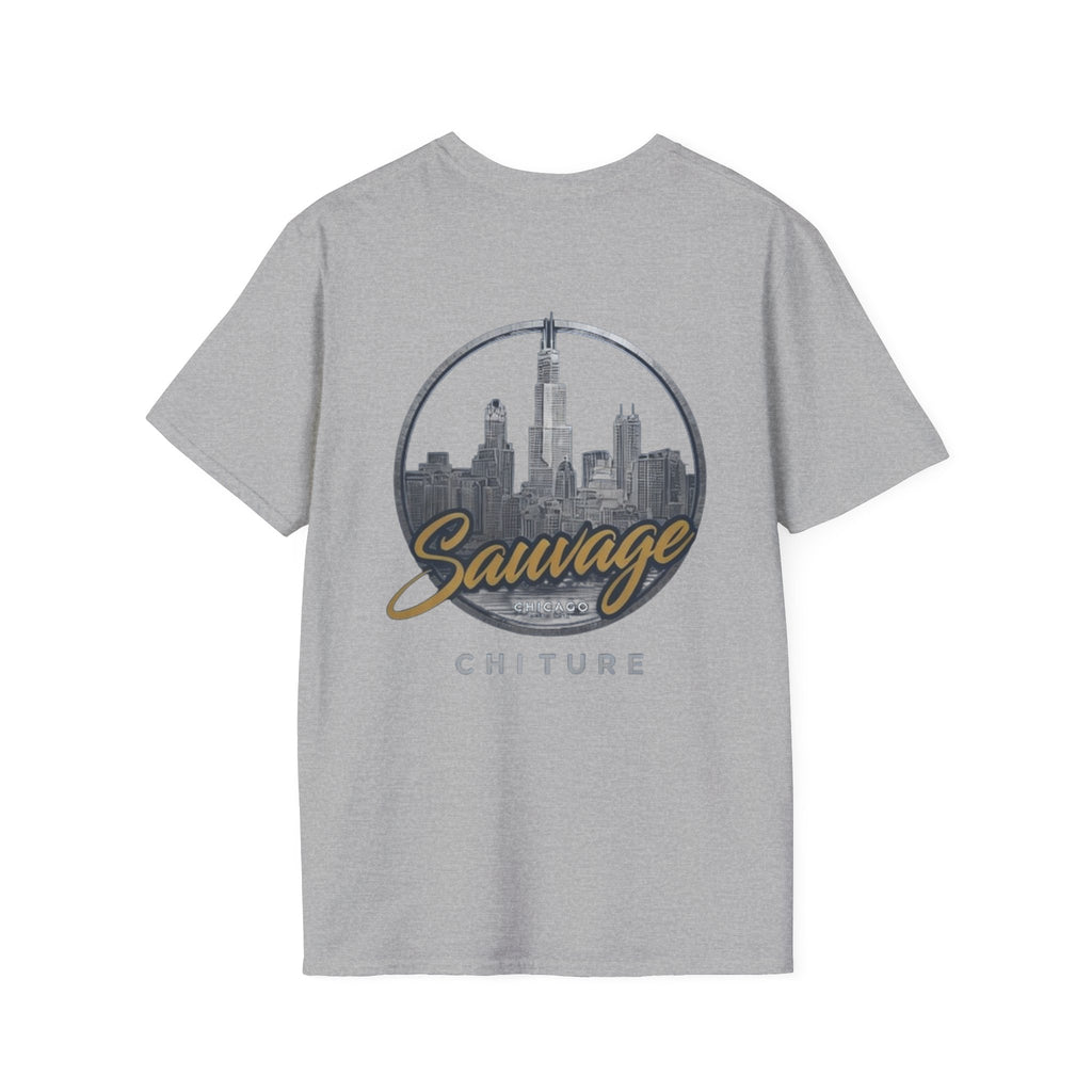 Chicago Skyline T-Shirt — 'Sauvage' Urban Cityscape Tee