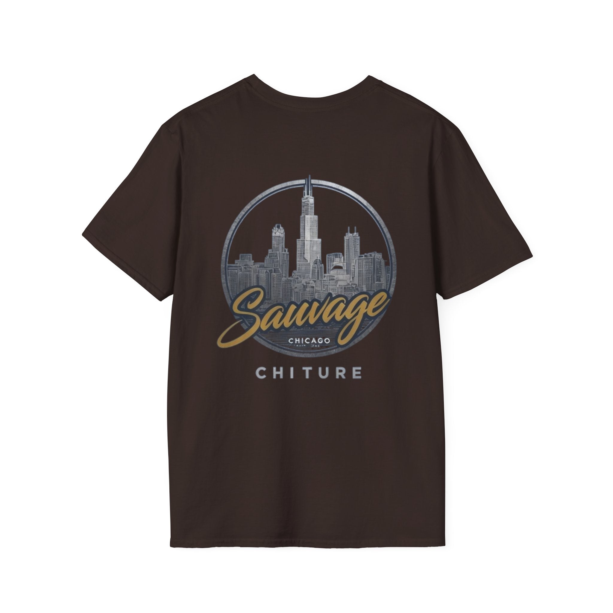 Chicago Skyline T-Shirt — 'Sauvage' Urban Cityscape Tee