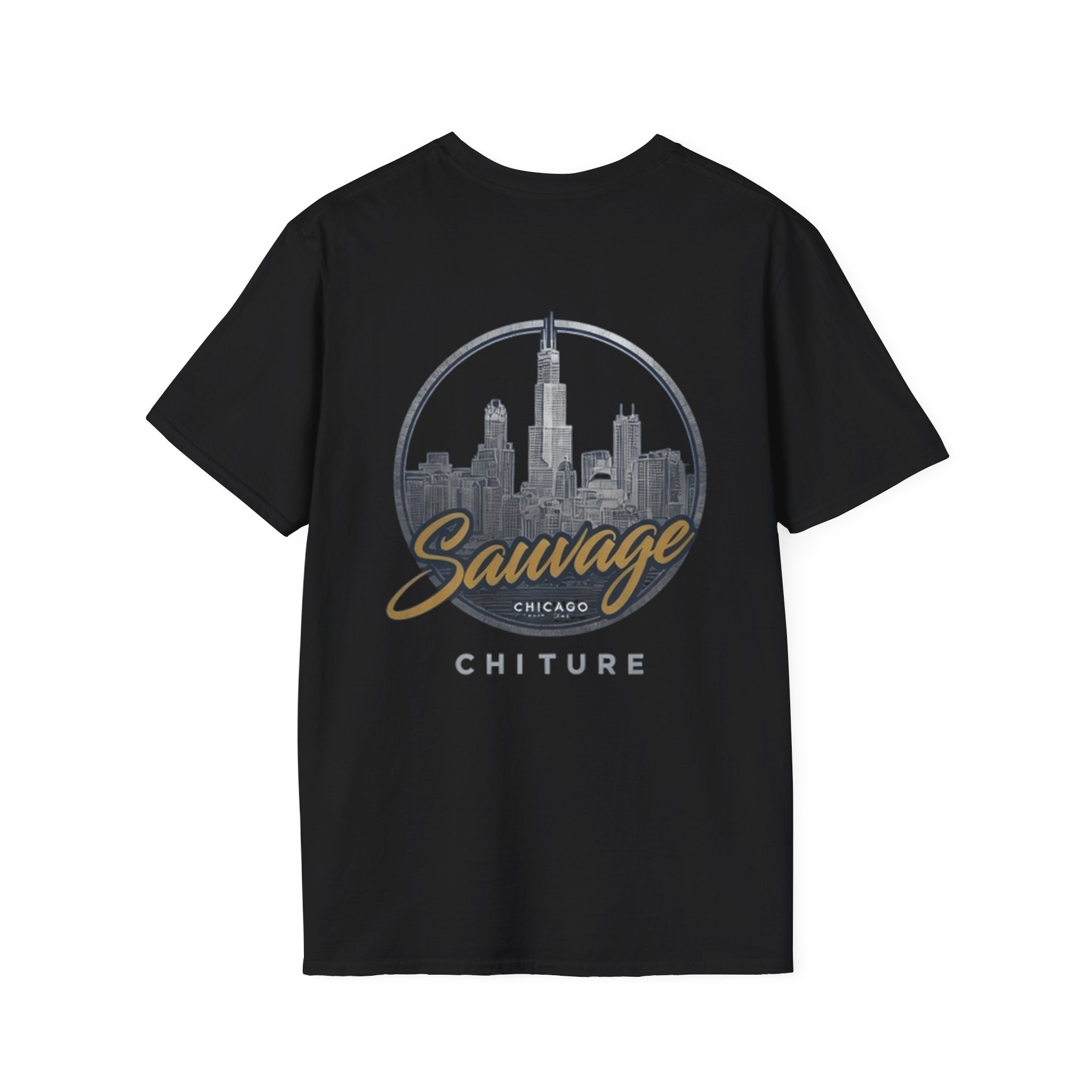 Chicago Skyline T-Shirt — 'Sauvage' Urban Cityscape Tee