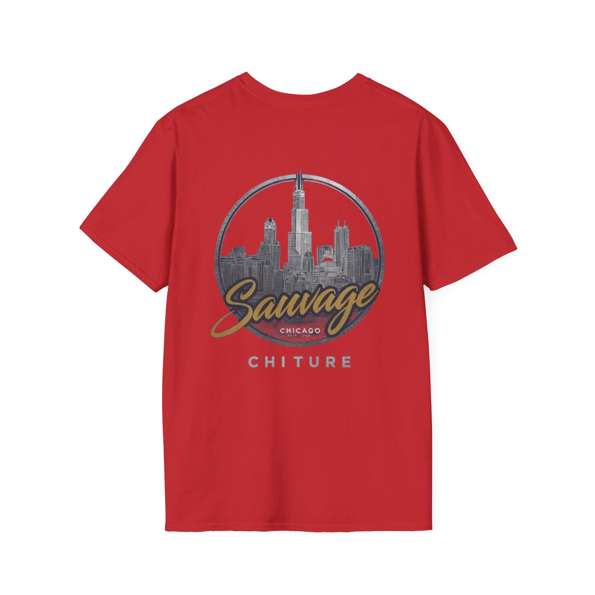 Chicago Skyline T-Shirt — 'Sauvage' Urban Cityscape Tee