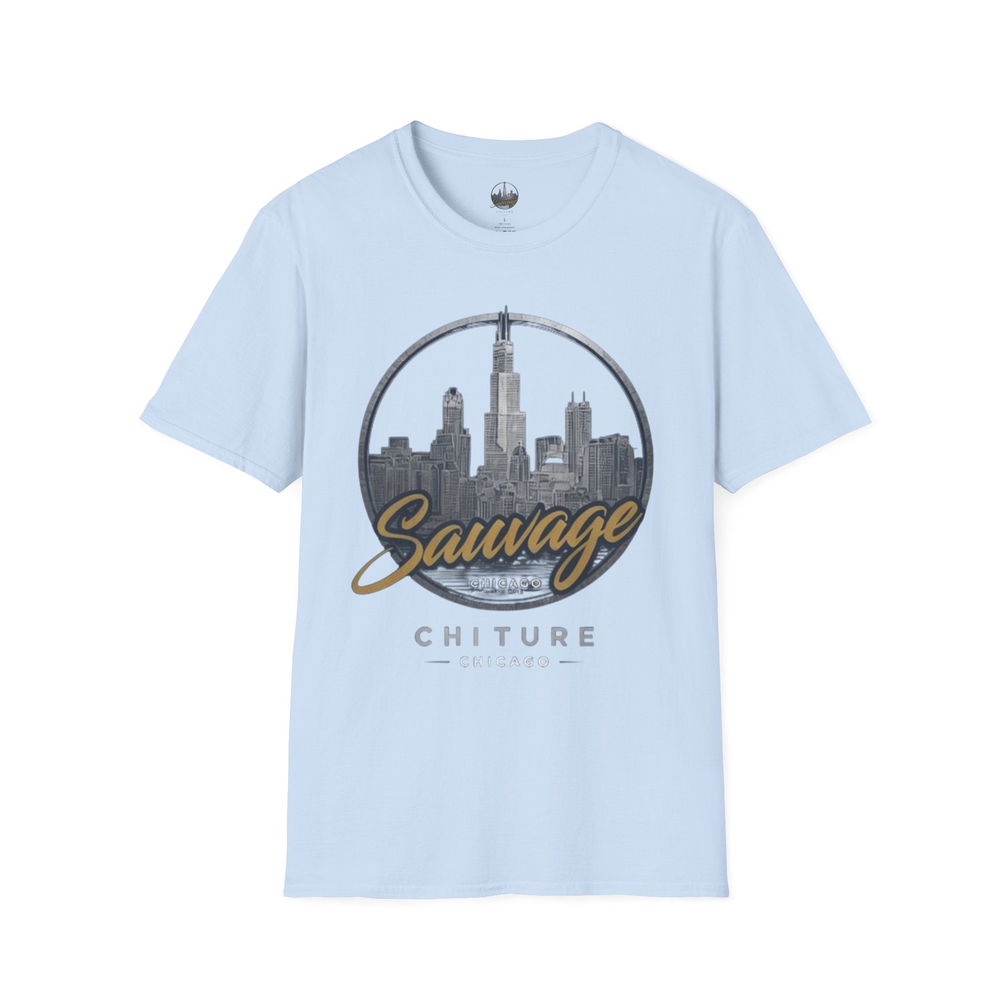 Chicago Skyline T-Shirt — 'Sauvage' Urban Cityscape Tee
