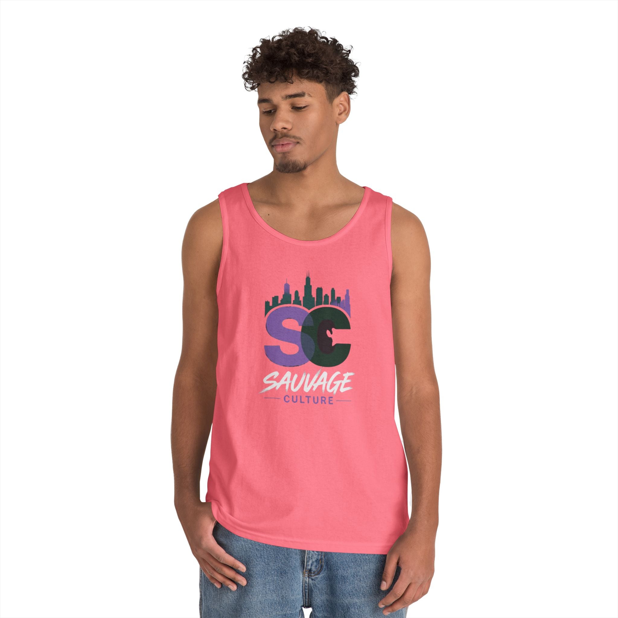 Sauvage Culture 'SC' Graphic Tank Top — Urban Skyline Streetwear