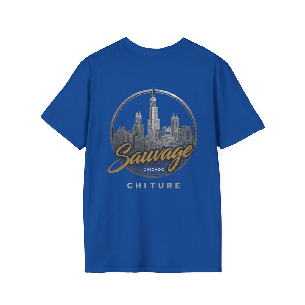 Chicago Skyline T-Shirt — 'Sauvage' Urban Cityscape Tee