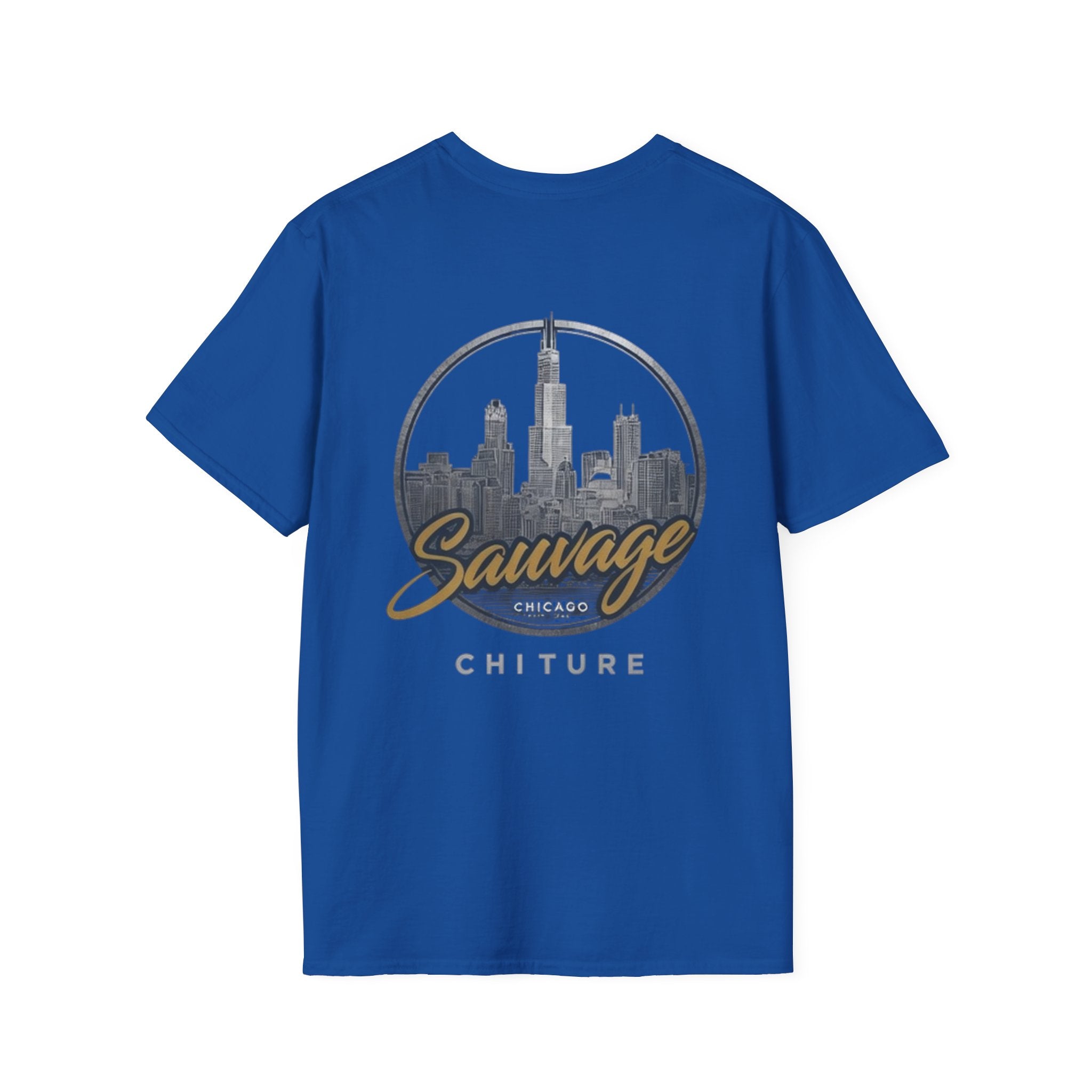 Chicago Skyline T-Shirt — 'Sauvage' Urban Cityscape Tee