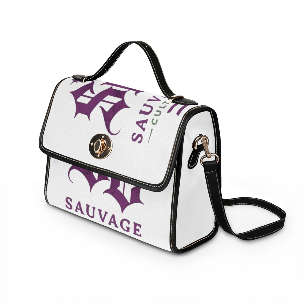 Sauvage Culture Waterproof Canvas Bag – Stylish Logo Tote for Everyday & Travel