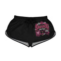 Sauvage Street Flavor Women's Relaxed Shorts — Pink Graffiti Athletic Lounge Shorts