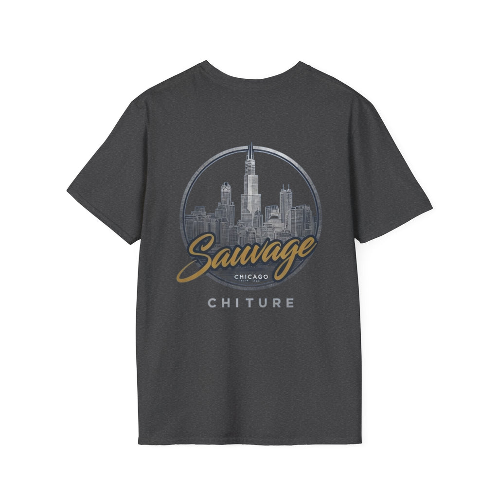 Chicago Skyline T-Shirt — 'Sauvage' Urban Cityscape Tee