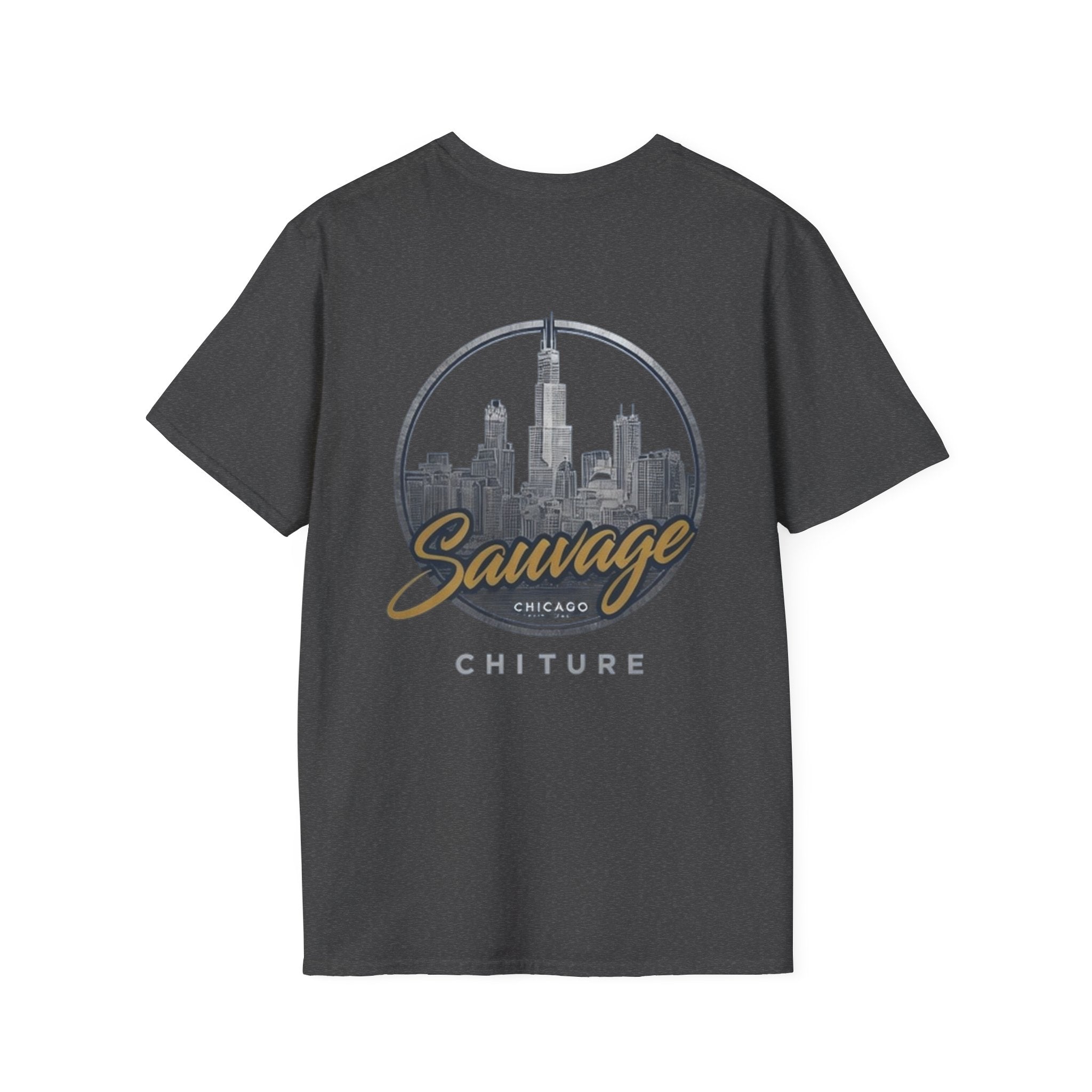 Chicago Skyline T-Shirt — 'Sauvage' Urban Cityscape Tee