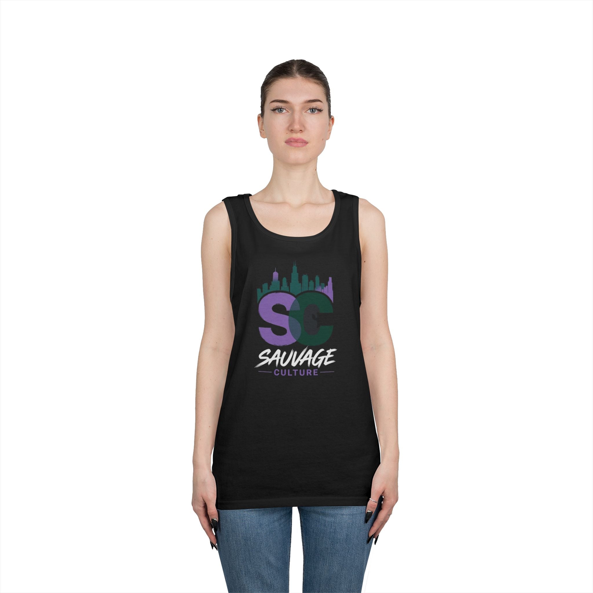 Sauvage Culture 'SC' Graphic Tank Top — Urban Skyline Streetwear