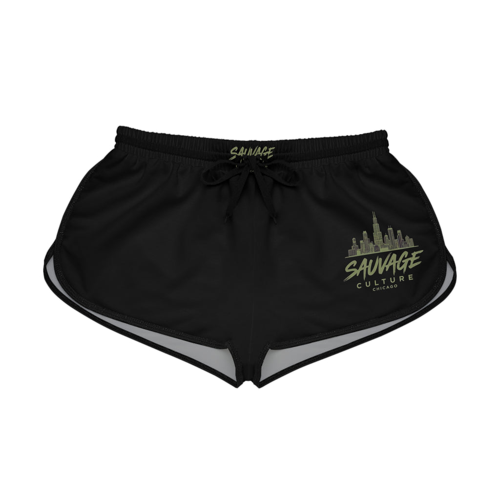 Skyline Sauvage Women's Relaxed Shorts — Athletic Lounge Shorts