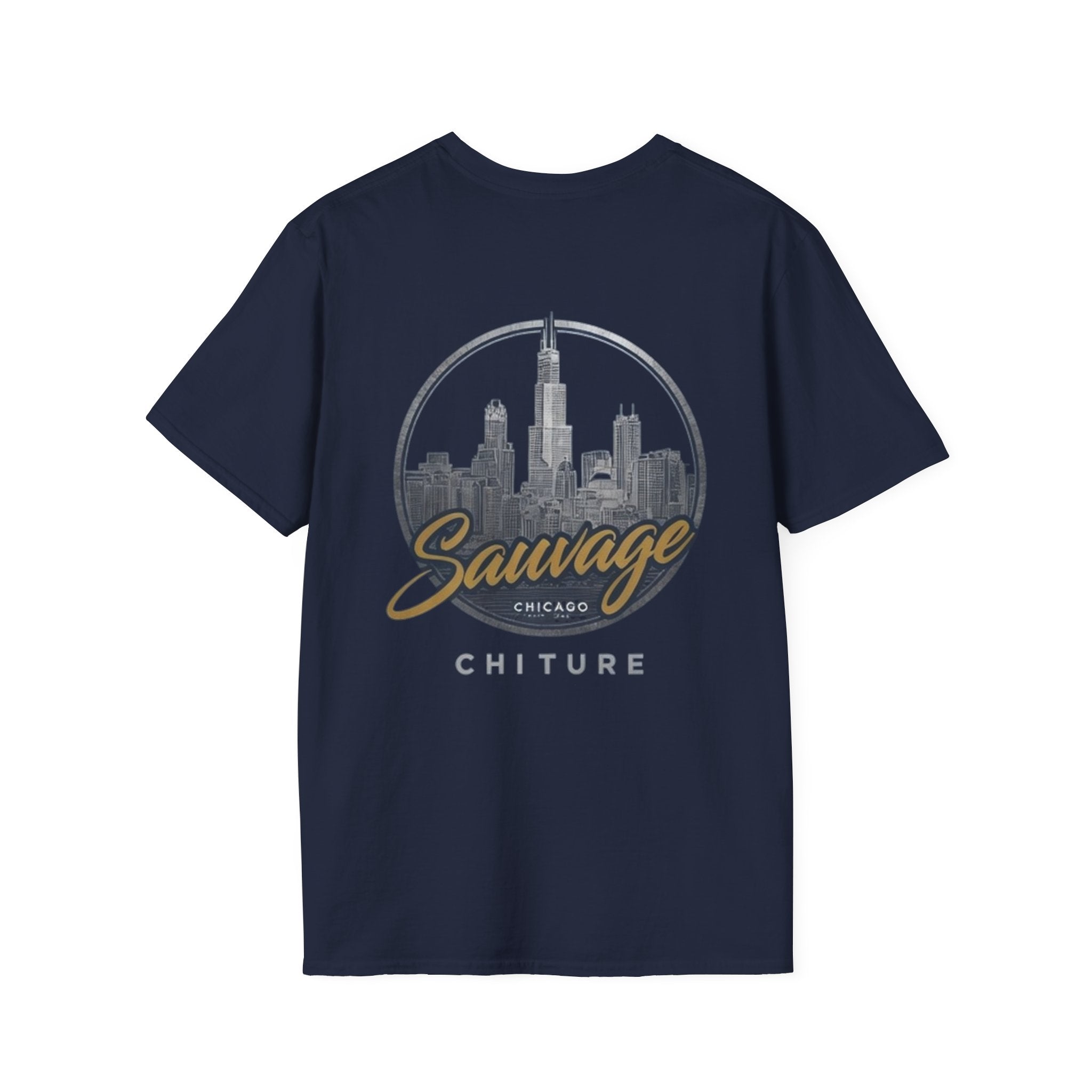 Chicago Skyline T-Shirt — 'Sauvage' Urban Cityscape Tee