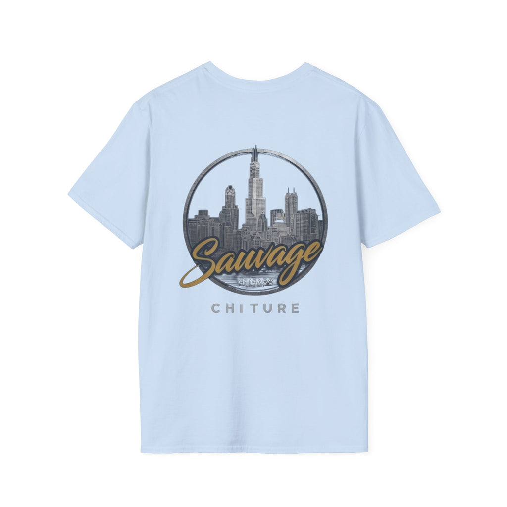 Chicago Skyline T-Shirt — 'Sauvage' Urban Cityscape Tee