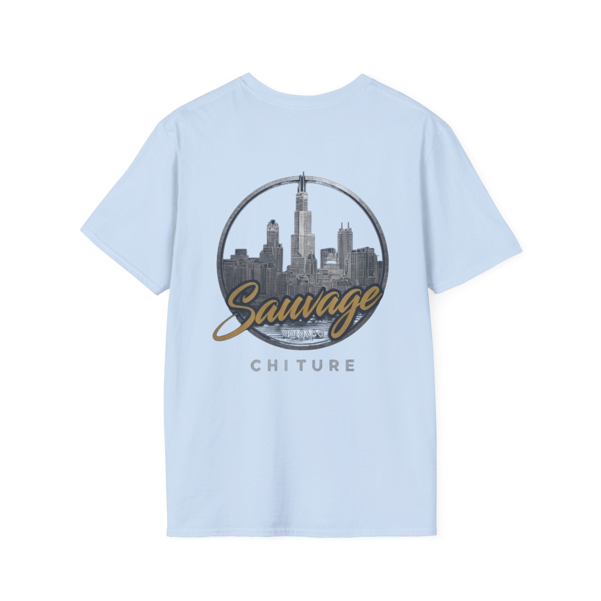 Chicago Skyline T-Shirt — 'Sauvage' Urban Cityscape Tee