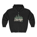 Savage Culture City Skyline Zip Hoodie – Urban Vintage Graphic Hoodie