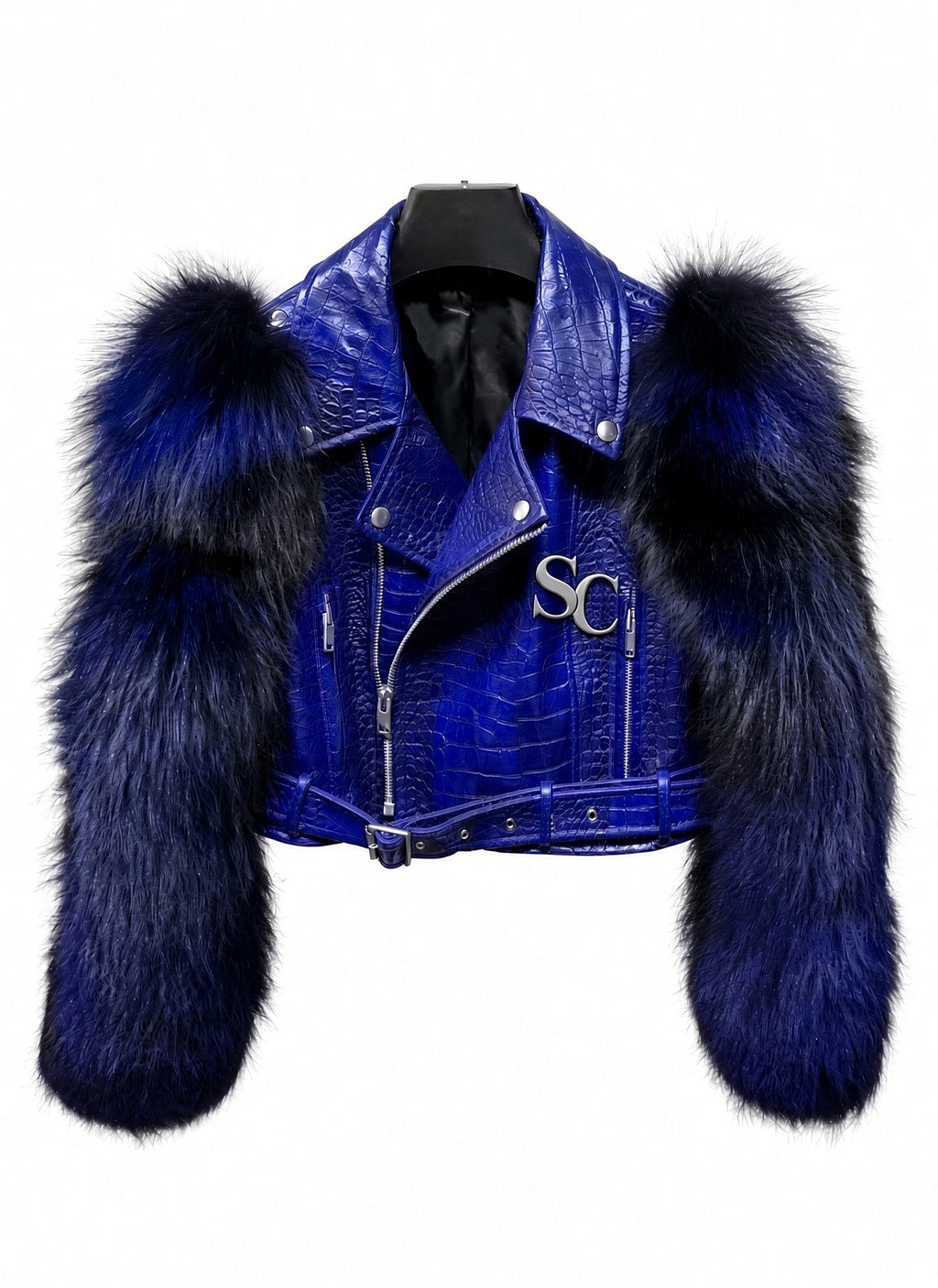 SC FAUX CROCODILE JACKET