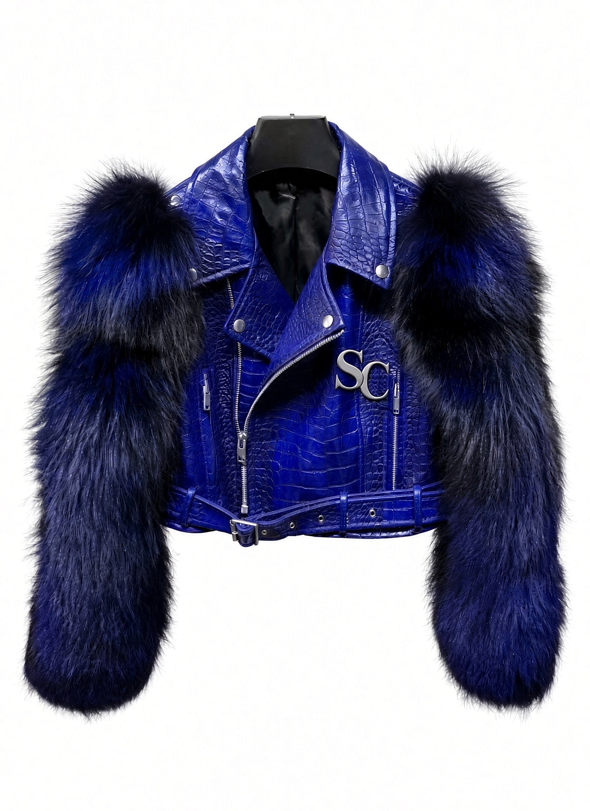 SC FAUX CROCODILE JACKET