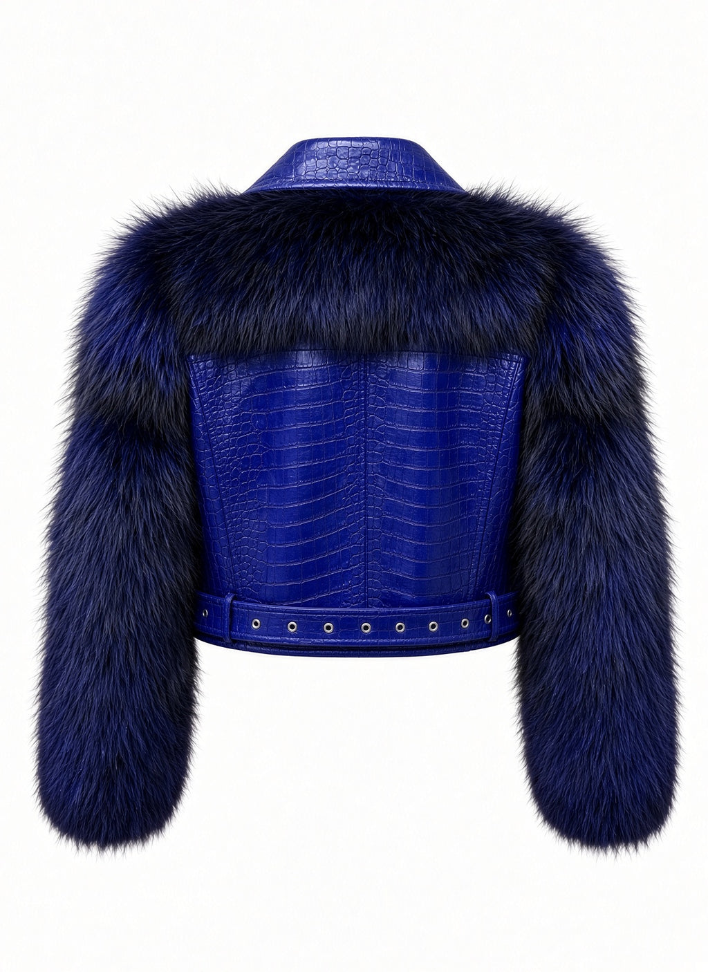 SC FAUX CROCODILE JACKET