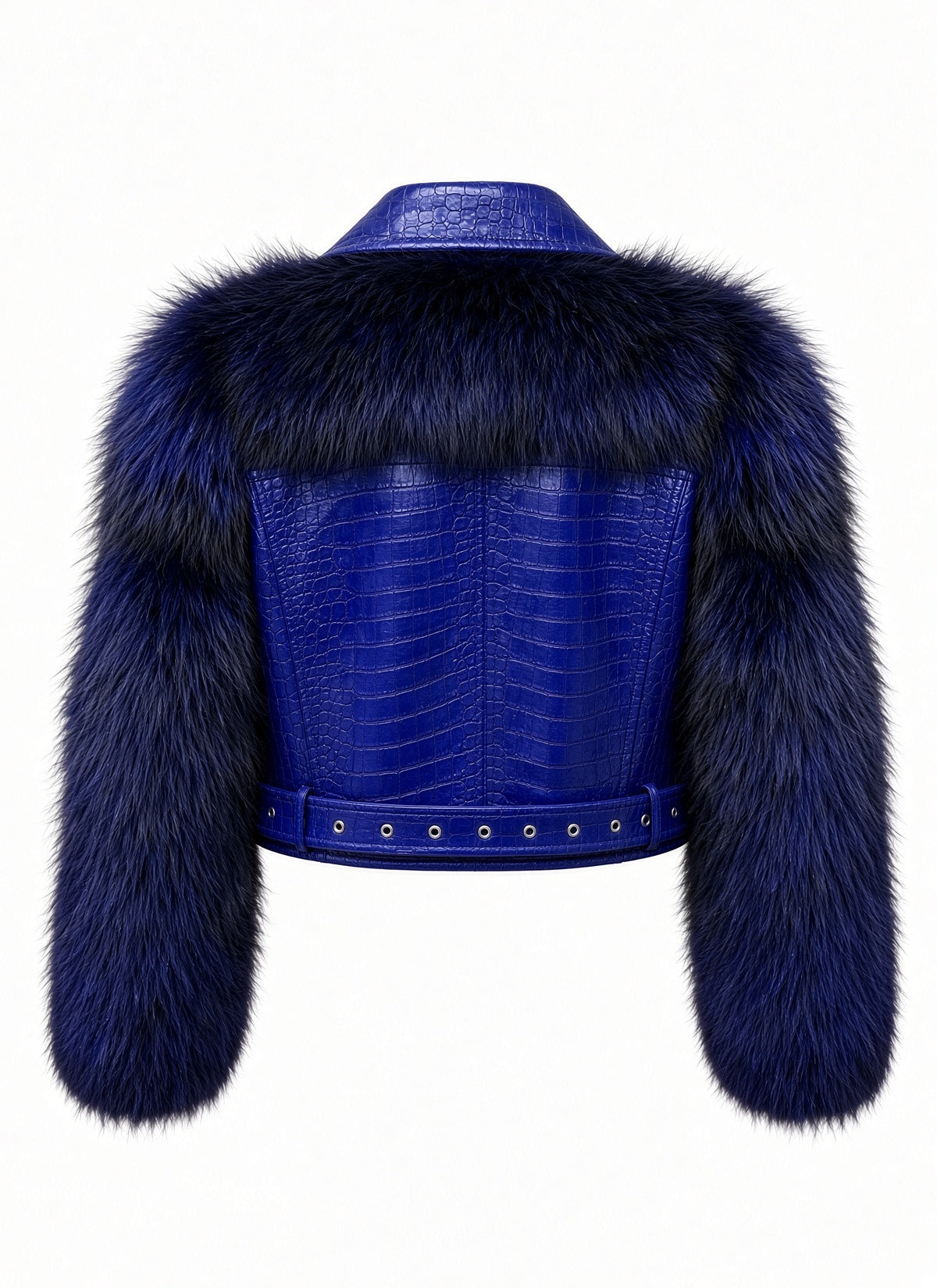 SC FAUX CROCODILE JACKET