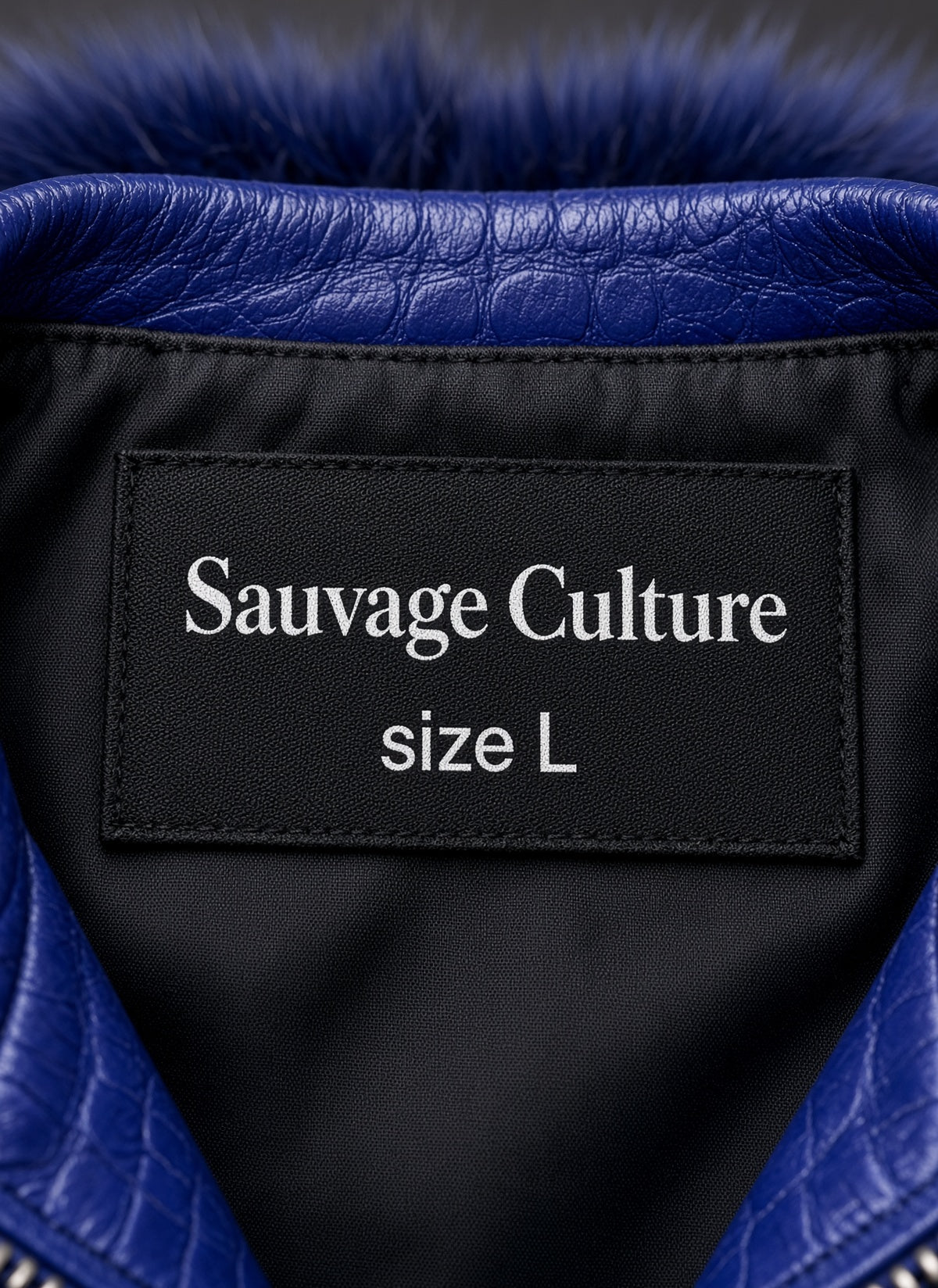 SC FAUX CROCODILE JACKET